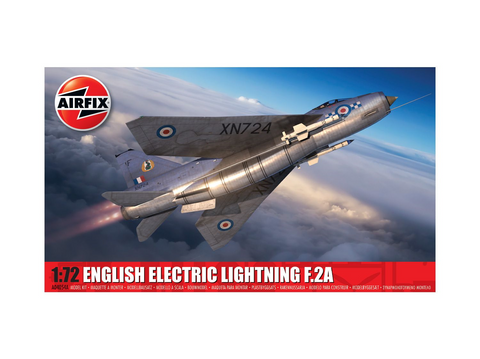 Airfix English Electric Lightning F.2A 1/72 plastikinis lėktuvo rinkinys