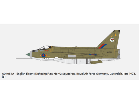 Airfix English Electric Lightning F.2A 1/72 plastikinis lėktuvo rinkinys