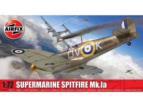 Airfix Supermarine Spitfire Mk.Ia 1/72 plastikinis lėktuvo modelis