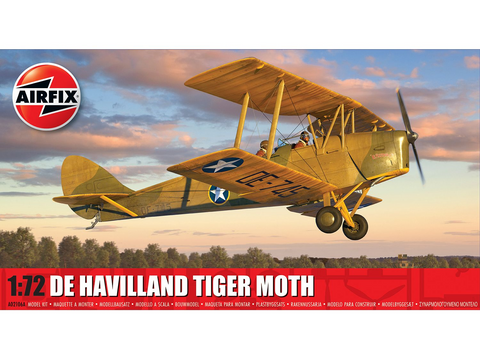 Airfix De Havilland Tiger Moth 1/72 lėktuvo modelio rinkinys A02106A