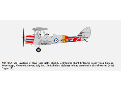 Airfix De Havilland Tiger Moth DH.82 1/48 plastiko surinkimo rinkinys A04104A