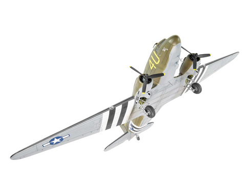 Douglas C-47 Skytrain plastikinis lėktuvo modelis 1/72 Airfix 27,3 cm
