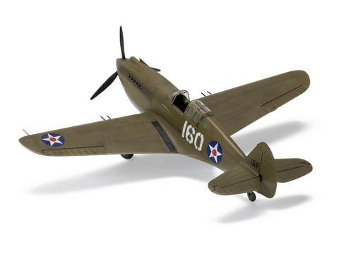 Airfix Curtiss P-40B Warhawk 1/48 surenkamas plastikinis modelis A05130A
