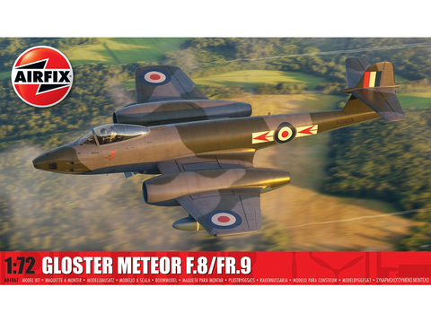 Airfix Gloster Meteor F.8/FR.9 1/72 plastikinis lėktuvo rinkinys A04067