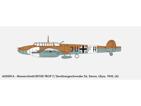 Airfix Messerschmitt Bf 110E/E-2 TROP 1:72 plastikinis modelis