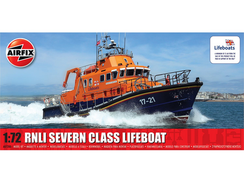 Airfix RNLI Severn gelbėjimo laivas 1/72 – plastiko surinkimo rinkinys A07280