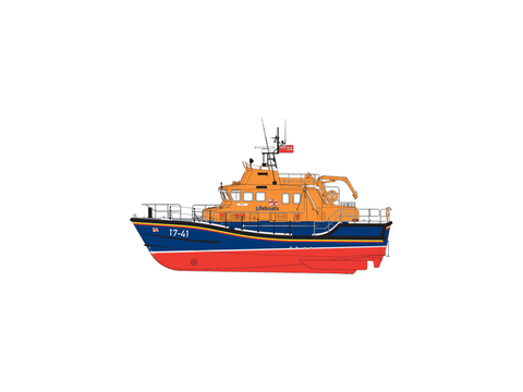 Airfix RNLI Severn gelbėjimo laivas 1/72 – plastiko surinkimo rinkinys A07280