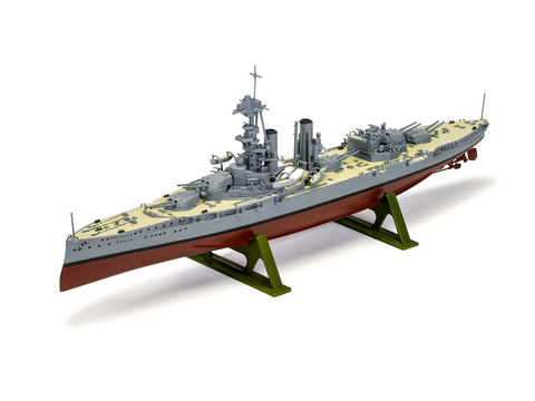 Airfix HMS Iron Duke mūšinis laivas 1:600 surinkamas modelis