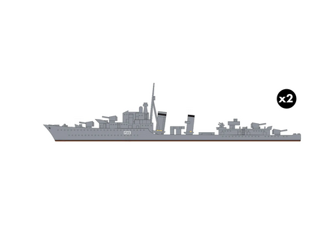 Airfix Sink the Bismarck! dovanų rinkinys su dažais ir klijais 1/1200 A50120