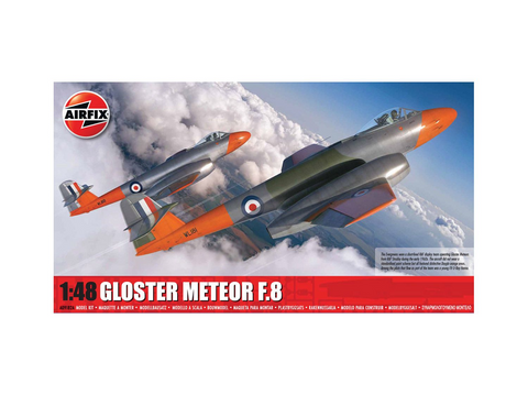Airfix Gloster Meteor F.8 1/48 – plastikinis lėktuvo modelis A09182A