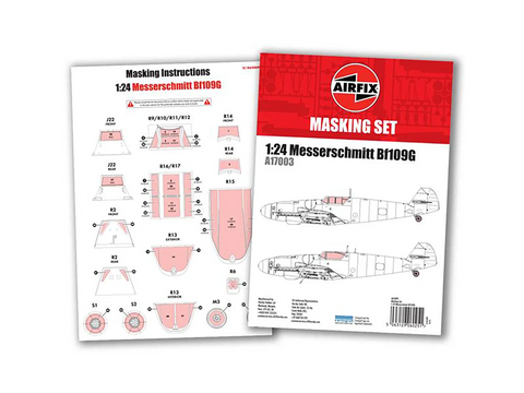 Maskavimo rinkinys Messerschmitt Bf 109G 1/24 lėktuvo modeliui