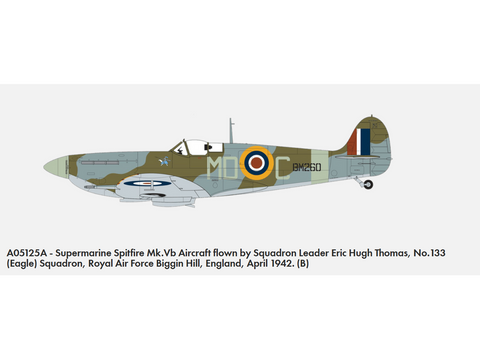 Airfix Supermarine Spitfire Mk.Vb 1/48 plastikinis lėktuvo modelis