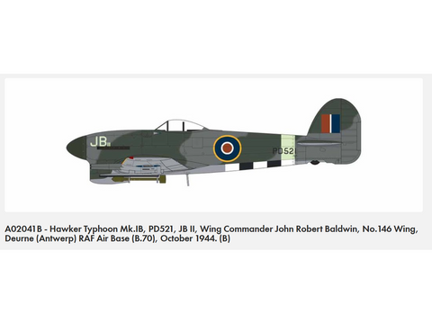 Airfix Hawker Typhoon Mk.IB 1/72 plastikinis lėktuvo modelis A02041B