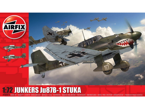 Airfix Junkers Ju 87B-1 Stuka 1/72 surenkamas lėktuvo modelis A03087A