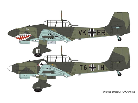 Airfix Junkers Ju 87B-1 Stuka 1/72 surenkamas lėktuvo modelis A03087A