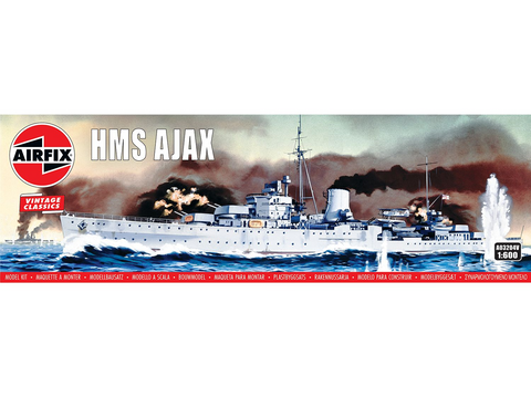 Airfix HMS Ajax 1/600 lengvasis kreiseris – plastikinis modelis A03204V