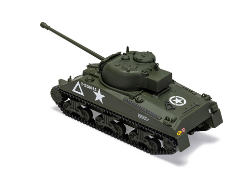 Airfix Sherman Firefly 1:72 dovanų rinkinys su dažais, teptuku ir klijais