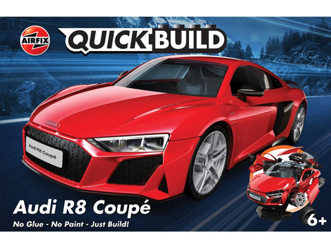 Airfix Quick Build Audi R8 Coupé konstruktorius vaikams be klijų