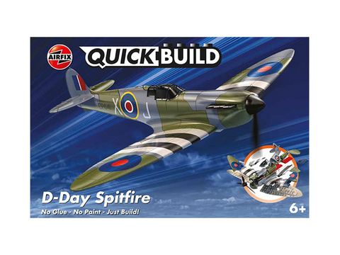 Airfix QUICKBUILD Spitfire D-Day – surenkamas be klijų ir dažymo, 270 mm