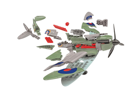 Airfix QUICKBUILD Spitfire D-Day – surenkamas be klijų ir dažymo, 270 mm