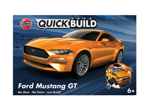 Airfix QUICKBUILD Ford Mustang GT – surenkamas modelis be klijų (J6036)