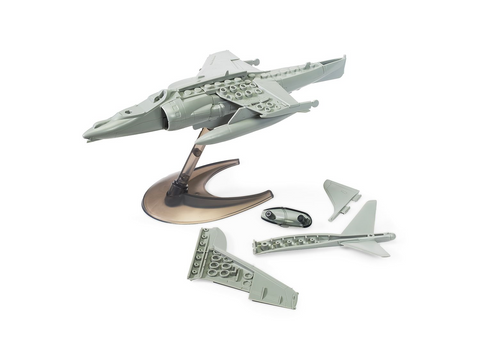 Airfix QUICKBUILD Harrier – surenkamas lėktuvas be klijų ir dažų, 5+, J6009