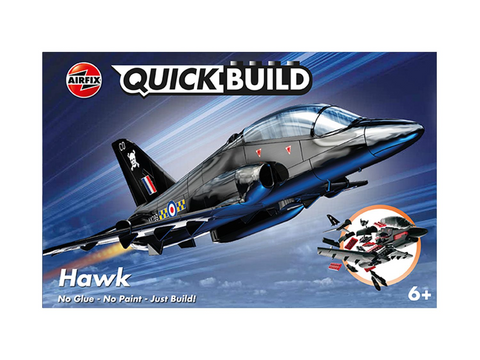 Airfix QUICKBUILD Hawk – surenkamas lėktuvas be klijų ir dažų, 31 det., J6003