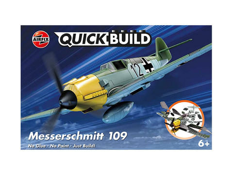 Airfix QUICKBUILD Messerschmitt Bf 109 – plastikinis surenkamas be klijų