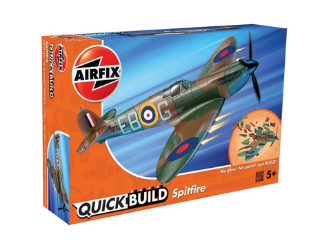 Airfix QUICKBUILD Spitfire J6000 – plastikinis surenkamas lėktuvas be klijų