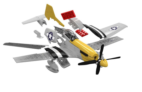 Airfix QUICKBUILD P-51D Mustang – surenkamas plastikinis lėktuvas be klijų