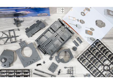 Airfix QUICKBUILD Tiger I tankas 1/35 – surenkamas be klijų ir dažymo