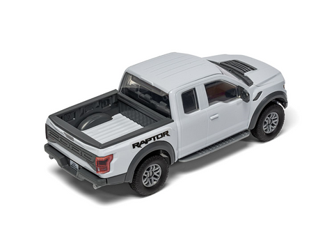 Airfix QUICKBUILD Ford F-150 Raptor pilkas – be klijų konstruktorius (J6053)