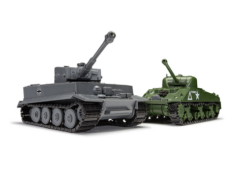 Airfix QUICKBUILD Tiger I tankas 1/35 – surenkamas be klijų ir dažymo