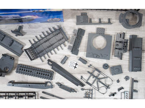 Airfix QUICKBUILD Tiger I tankas 1/35 – surenkamas be klijų ir dažymo