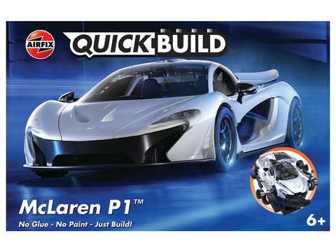 Airfix Quickbuild McLaren P1 baltas modelis vaikams be klijų