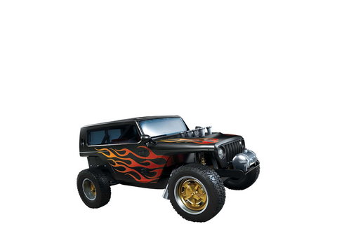 Airfix QUICKBUILD Jeep Quicksand – surenkamas modelis be klijų