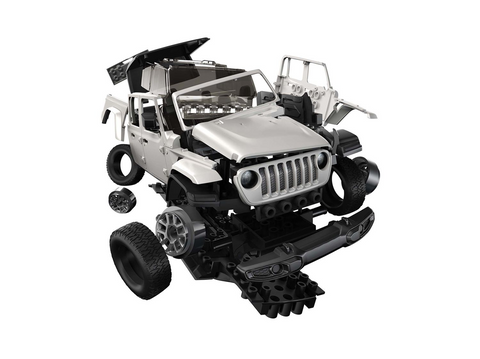 Airfix QUICKBUILD Jeep Gladiator (JT) Overland – surenkamas be klijų, 44 d.