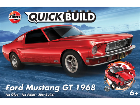 QUICKBUILD Ford Mustang GT 1968 modelis be klijų vaikams