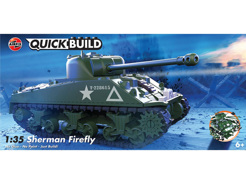Airfix QUICKBUILD Sherman Firefly 1/35 – plastikinis surinkimo modelis