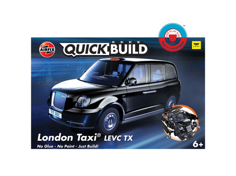 Airfix QUICKBUILD Londono taksi LEVC TX – be klijų plastikinis konstruktorius