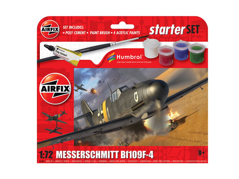 Airfix Messerschmitt Bf 109F-4 dovanų rinkinys 1/72, A55014