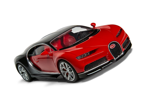 Airfix Bugatti Chiron dovanų rinkinys 1:43 – surenkamas, dažai ir klijai