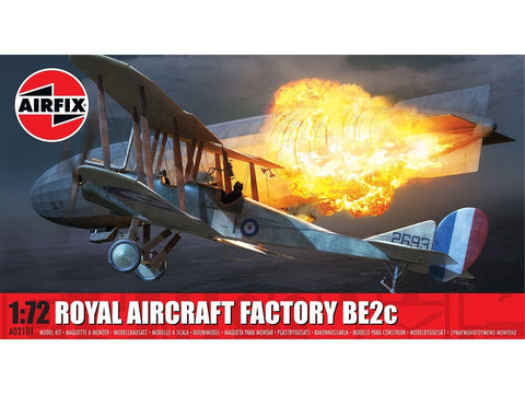 Airfix BE2c Royal Aircraft Factory 1/72 plastikinis modelis A02101