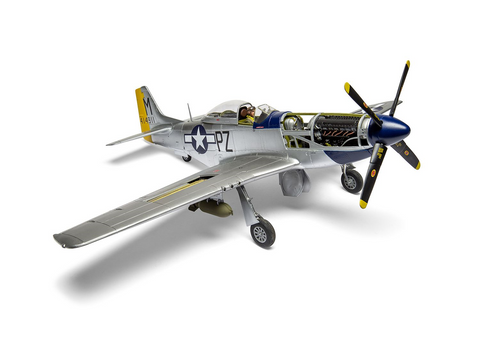 Airfix North American P-51D Mustang 1/24 plastikinis lėktuvo rinkinys A14001V