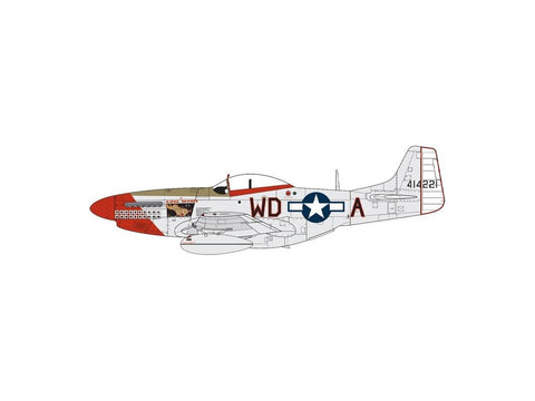 Airfix North American P-51D Mustang 1/24 plastikinis lėktuvo rinkinys A14001V