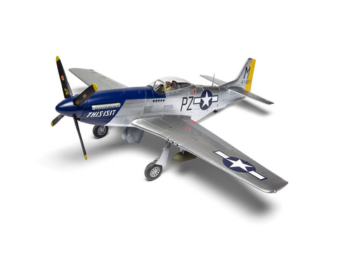 Airfix North American P-51D Mustang 1/24 plastikinis lėktuvo rinkinys A14001V