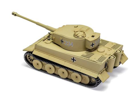 Airfix Tiger I tanko modelio dovanų rinkinys 1/72 su dažais