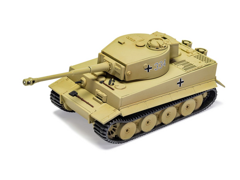 Airfix Tiger I tanko modelio dovanų rinkinys 1/72 su dažais
