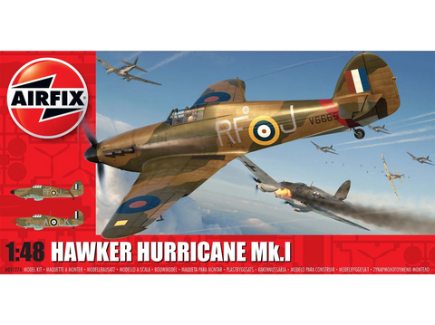 Airfix Hawker Hurricane Mk.I 1/48 – plastikinis lėktuvo modelio rinkinys