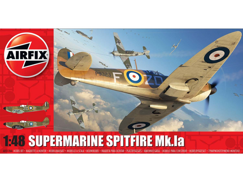 Airfix Supermarine Spitfire Mk.Ia 1/48 plastikinis lėktuvo rinkinys